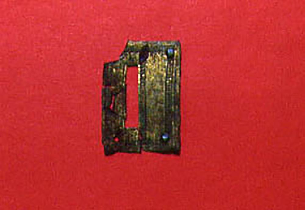 貫井二丁目遺跡出土の金銅製飾具（ぬくいにちょうめいせきしゅつどのこんどうせいかざりぐ）