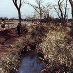 千川上水記録フィルム　練馬区南田中付近（推定場所）