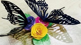 【ふれあい土曜事業】すてきな花の立体切り絵かざり