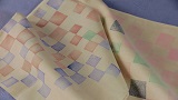 【ふれあい土曜事業】スタンプで作る市松模様のバンダナ